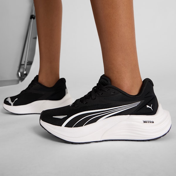 Electrify NITRO™ 4 Big Kids' Running Shoes, PUMA Black-PUMA White, extralarge