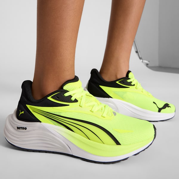 Electrify NITRO™ 4 Big Kids' Running Shoes, Yellow Alert-Feather Gray-PUMA Black, extralarge