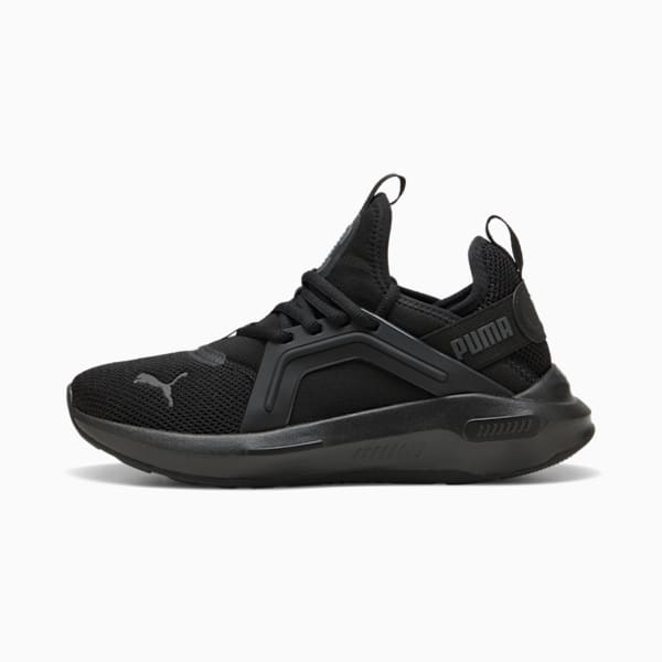 Softride Enzo 5 Big Kids' Training Shoes, PUMA Black-Cool Dark Gray, extralarge