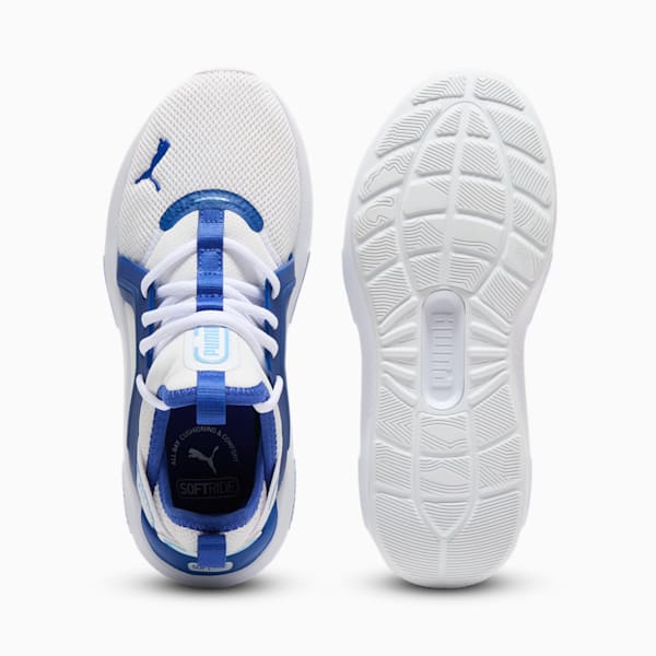 Softride Enzo 5 Big Kids' Training Shoes, PUMA White-Vivid Blue, extralarge