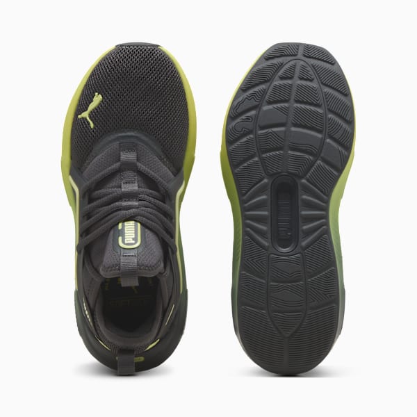 Zapatos de entrenamiento para niños grandes Softride Enzo 5, Dusky Gray-Fresh Yellow, extralarge