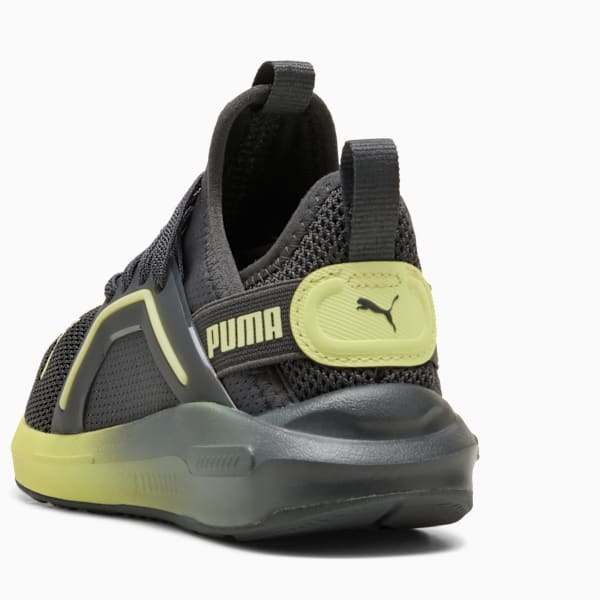 Zapatos de entrenamiento para niños pequeños Softride Enzo 5, Dusky Gray-Fresh Yellow, extralarge