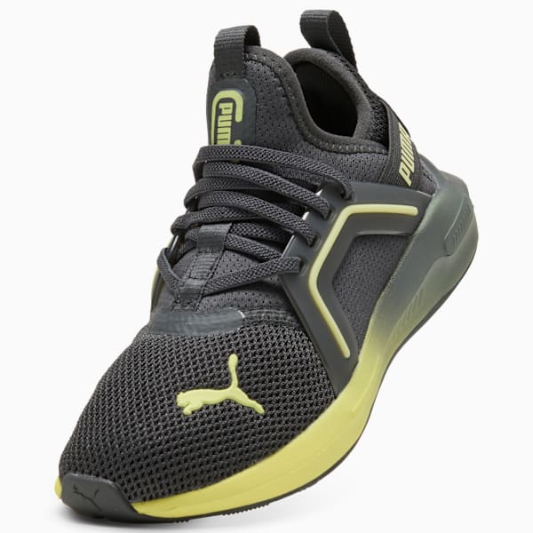 Softride Enzo 5 Little Kids' Training Shoes, Dusky Gray-Fresh Yellow, extralarge
