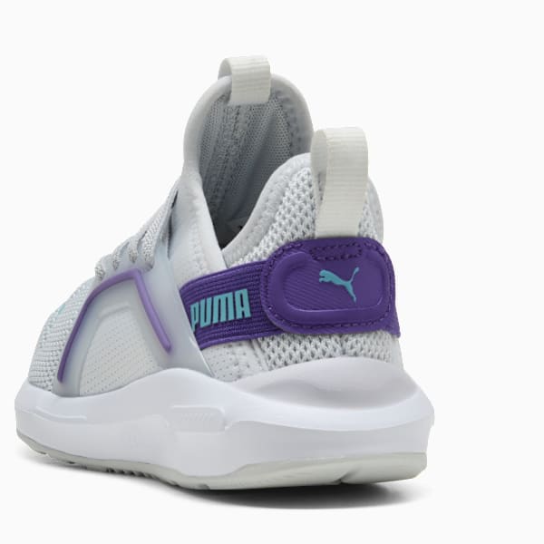 Softride Enzo 5 Little Kids' Training Shoes, Silver Mist-Team Violet-PUMA White, extralarge