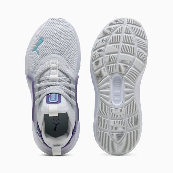 Softride Enzo 5 Little Kids' Training Shoes, Silver Mist-Team Violet-PUMA White, extralarge