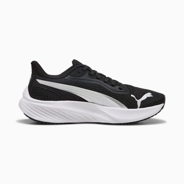Pounce Lite Big Kids' Running Shoes, PUMA Black-PUMA White-PUMA Silver, extralarge