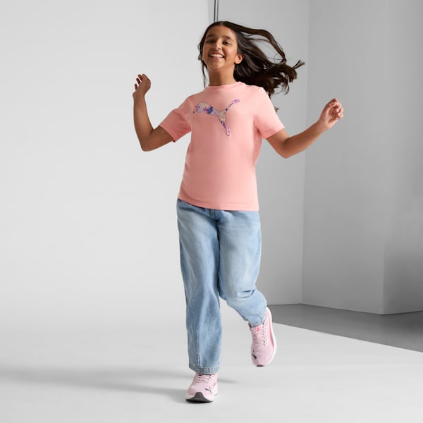 Chaussures de course à pied Pounce Lite Enfant et adolescent, Rose Mauve-Magic Rose-PUMA White, extralarge