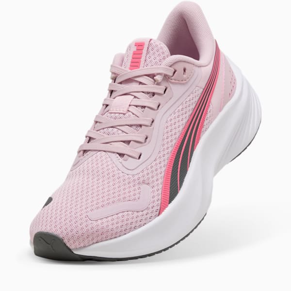 Chaussures de course à pied Pounce Lite Enfant et adolescent, Rose Mauve-Magic Rose-PUMA White, extralarge