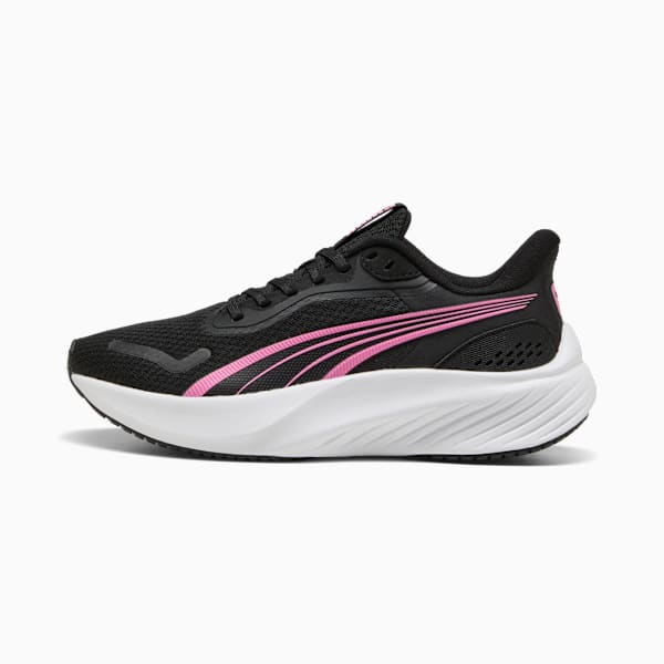 Pounce Lite Big Kids' Running Shoes, PUMA Black-Posie Pink-PUMA White, extralarge