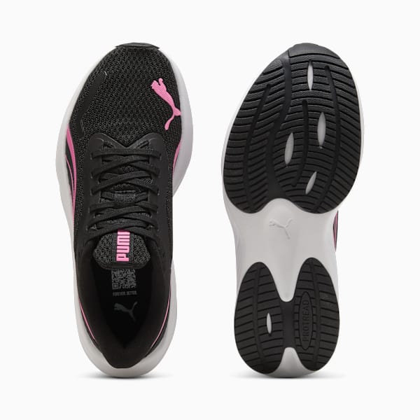 Pounce Lite Big Kids' Running Shoes, PUMA Black-Posie Pink-PUMA White, extralarge
