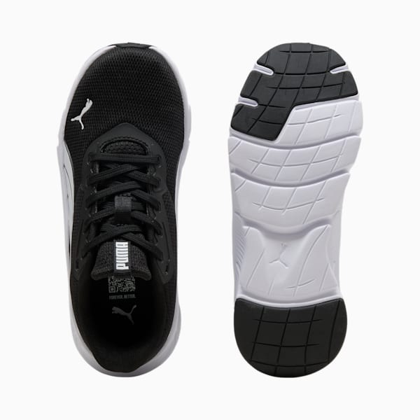 キッズ フレックスフォーカス ライト モダン スニーカー 22-25cm, PUMA Black-PUMA White, extralarge-JPN