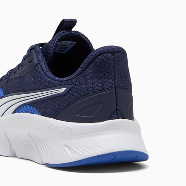 キッズ フレックスフォーカス ライト モダン スニーカー 22-25cm, Vivid Blue-PUMA White, extralarge-JPN