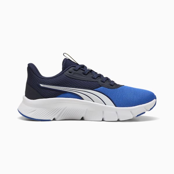 キッズ フレックスフォーカス ライト モダン スニーカー 22-25cm, Vivid Blue-PUMA White, extralarge-JPN