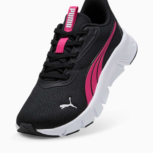 キッズ フレックスフォーカス ライト モダン スニーカー 22-25cm, PUMA Black-PUMA Pink-PUMA White, extralarge-JPN