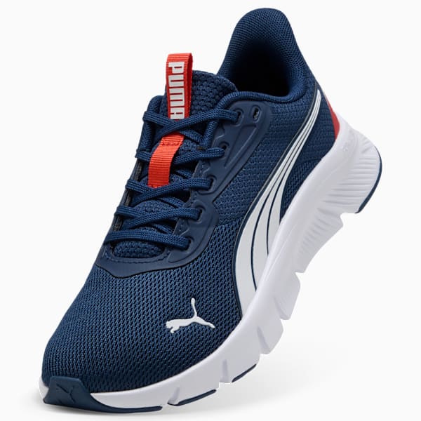 FlexFocus Lite Modern Running Shoes Youth, Persian Blue-Fierce Red-PUMA White, extralarge-GBR