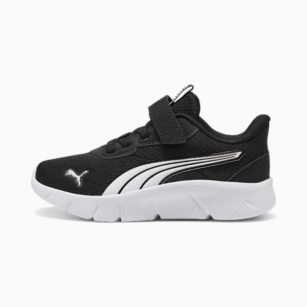 キッズ フレックスフォーカス モダン スニーカー 17-21cm, PUMA Black-PUMA White, extralarge-JPN