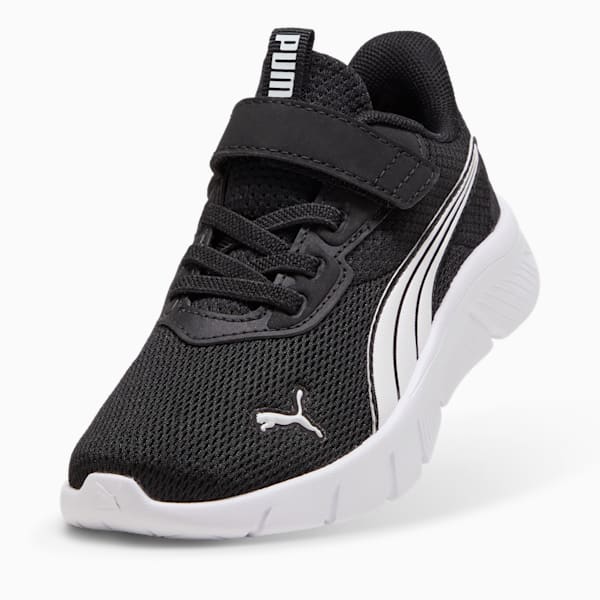 キッズ フレックスフォーカス モダン スニーカー 17-21cm, PUMA Black-PUMA White, extralarge-JPN