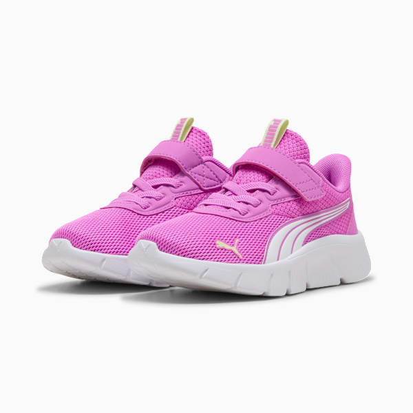 FlexFocus Modern Running Shoes Kids, Electric Orchid-PUMA White, extralarge-GBR