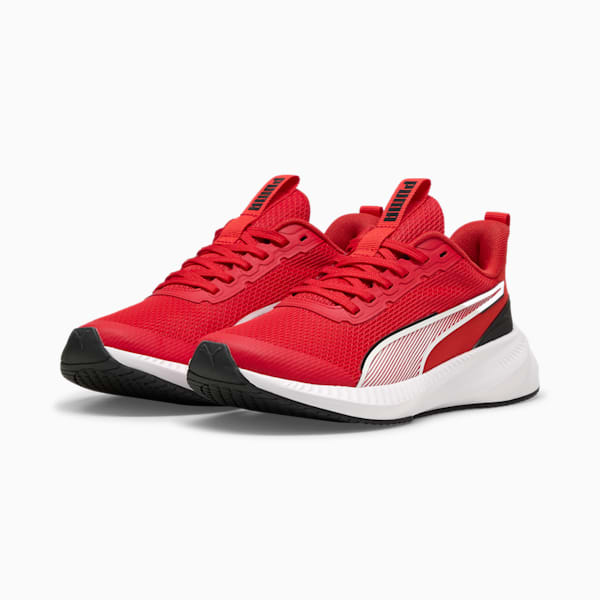 キッズ フライヤー ライト 3 スニーカー 22-25cm, For All Time Red-PUMA Black-PUMA White, extralarge-JPN