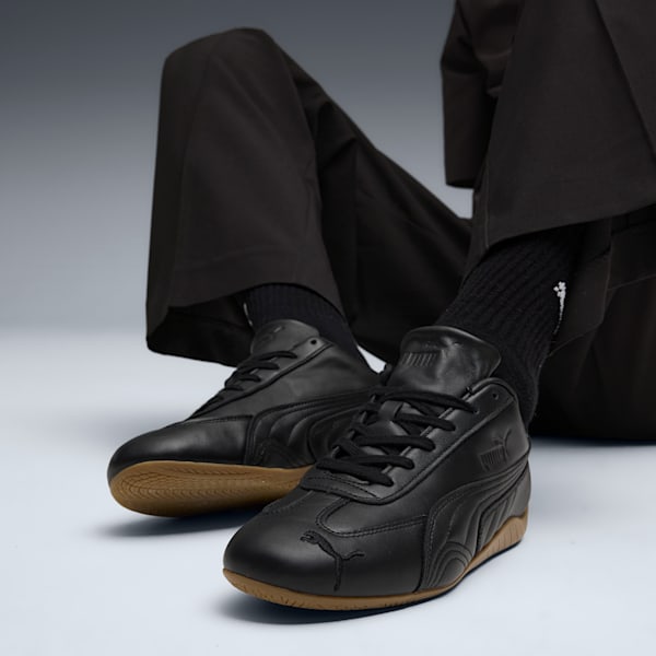 ユニセックス スピードキャット レザー スニーカー, PUMA Black, extralarge-JPN