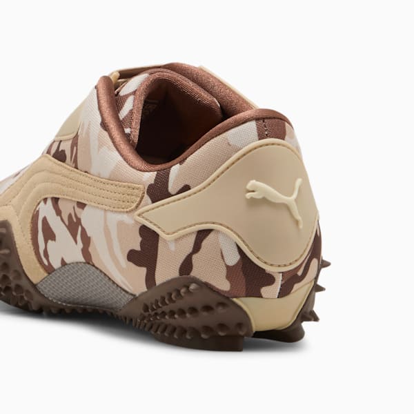 Mostro Camo Men's Sneakers, Light Sand-Espresso Brown, extralarge