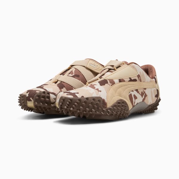 Mostro Camo Sneakers Unisex, Light Sand-Espresso Brown, extralarge-GBR