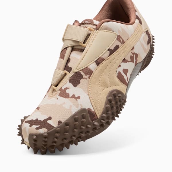 Mostro Camo Men's Sneakers, Light Sand-Espresso Brown, extralarge