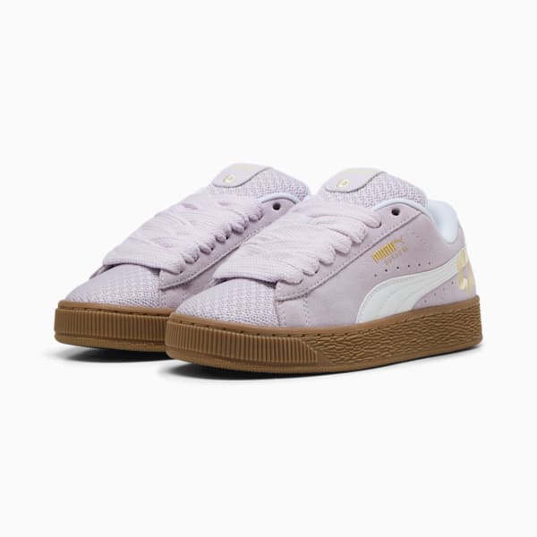 Tenis Suede XL Summer Feels para niñas, Lilac Frost-PUMA White, extralarge