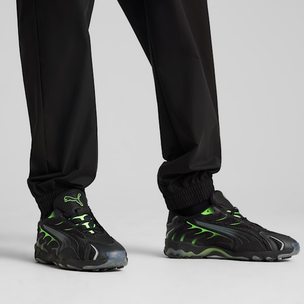 Tenis Inhale, PUMA Black-Green Glare, extralarge