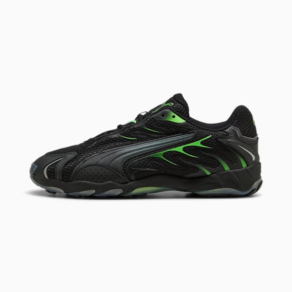 Tenis Inhale, PUMA Black-Green Glare, extralarge