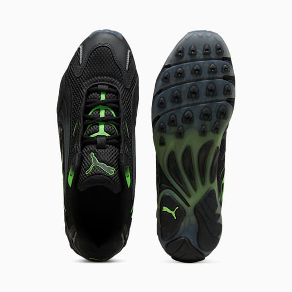 Sneakers Inhale, PUMA Black-Green Glare, extralarge