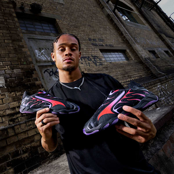 Sneakers Inhale, PUMA Black-PUMA Red, extralarge