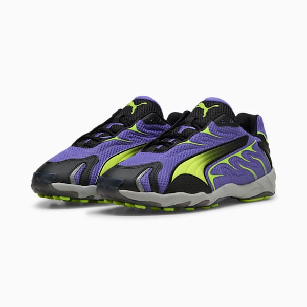 Sneakers Inhale, Dark Amethyst-Yellow Alert, extralarge