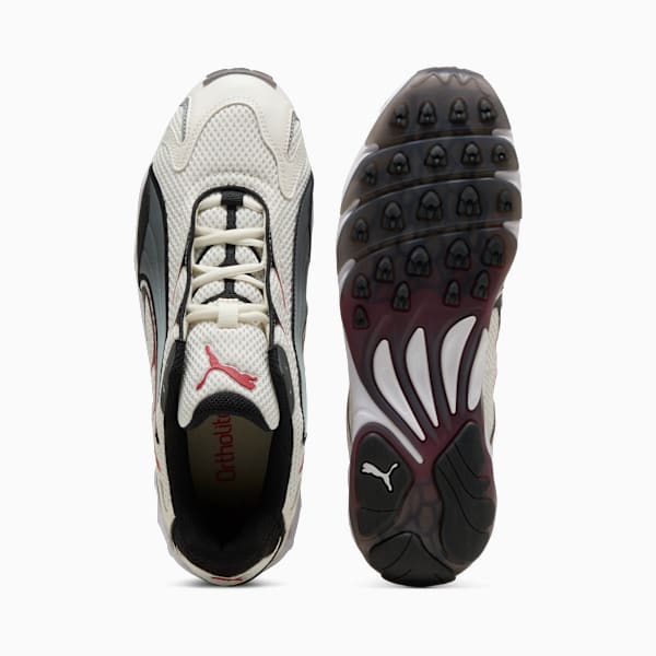 Inhale Men's Sneakers, Warm White-For All Time Red, extralarge