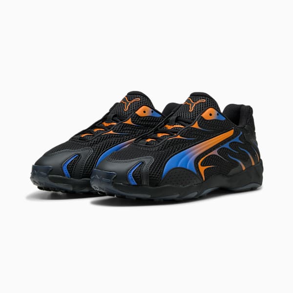 Inhale Sneakers Unisex, PUMA Black-Orange Glo, extralarge-GBR