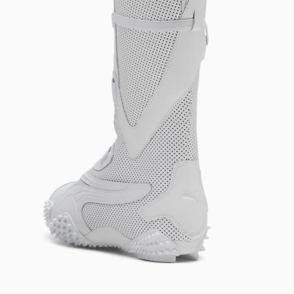 Botas de cuero Mostro para mujer, PUMA White, extralarge