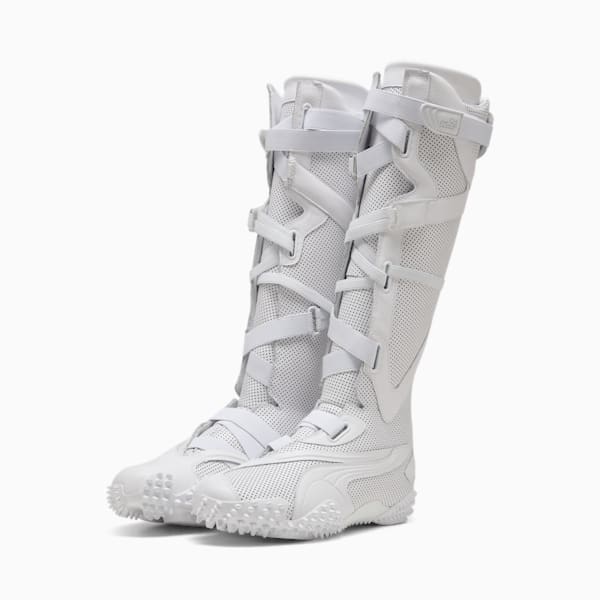 Botas de cuero Mostro para mujer, PUMA White, extralarge