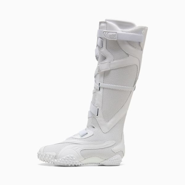 Botas de cuero Mostro para mujer, PUMA White, extralarge