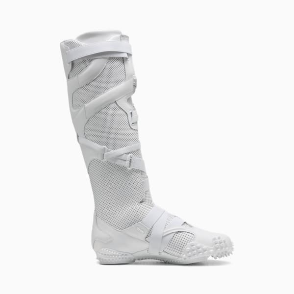 Botas de cuero Mostro para mujer, PUMA White, extralarge