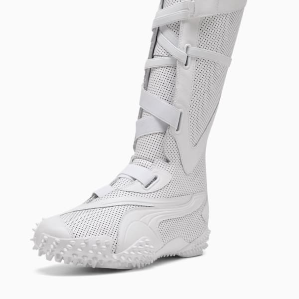 Botas de cuero Mostro para mujer, PUMA White, extralarge