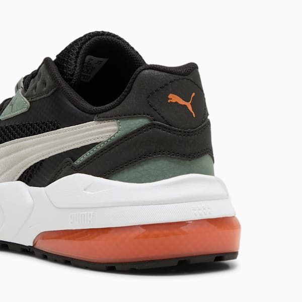 Tenis juvenil Vis2k Mid 90, PUMA Black-Glacial Gray-Green Moon, extralarge