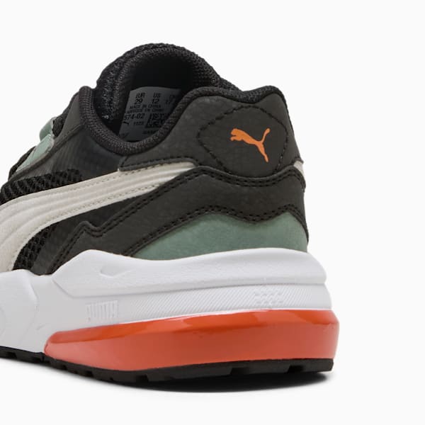 Vis2k Mid 90s Sneakers Kids, PUMA Black-Glacial Gray-Green Moon, extralarge