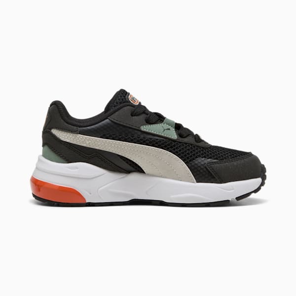 Vis2k Mid 90s Sneakers Kids, PUMA Black-Glacial Gray-Green Moon, extralarge