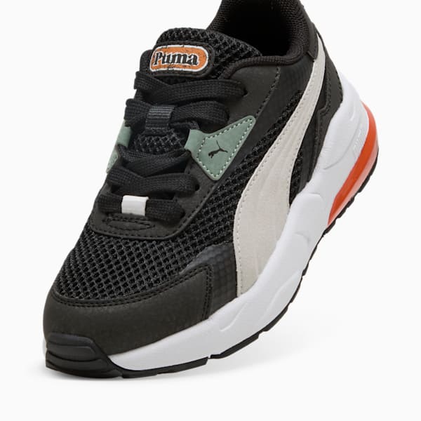 Vis2k Mid 90s Sneakers Kids, PUMA Black-Glacial Gray-Green Moon, extralarge