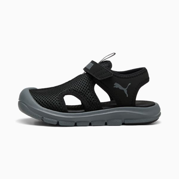 ボーイズ プーマ ファン レーサー メッシュ サンダル 17-21cm, PUMA Black-Cool Dark Gray, extralarge-JPN