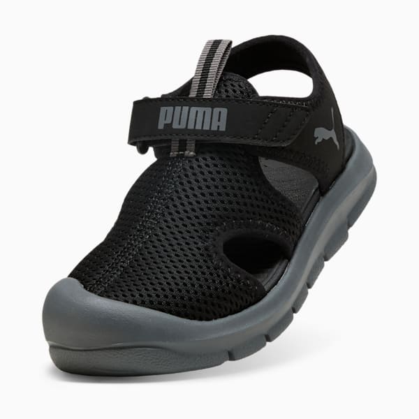 ボーイズ プーマ ファン レーサー メッシュ サンダル 17-21cm, PUMA Black-Cool Dark Gray, extralarge-JPN