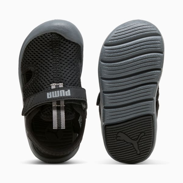 ベビー プーマ ファン レーサー メッシュ サンダル 12-16.5cm, PUMA Black-Cool Dark Gray, extralarge-JPN