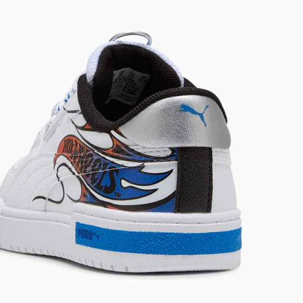 Tenis PUMA X HOT WHEELS™ Caven 2.0 para niños, PUMA White-PUMA Team Royal, extralarge