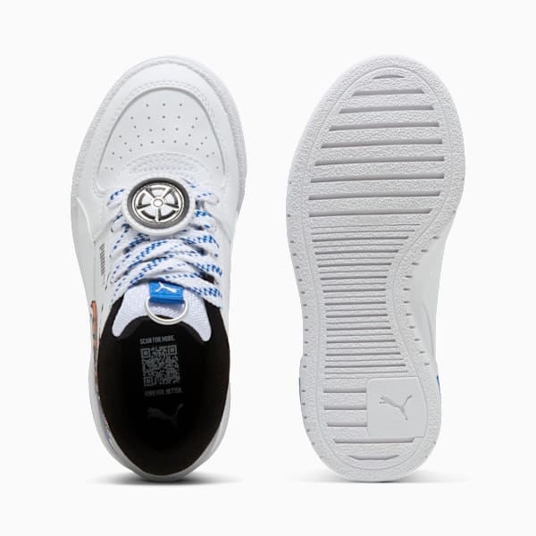 Tenis PUMA X HOT WHEELS™ Caven 2.0 para niños, PUMA White-PUMA Team Royal, extralarge