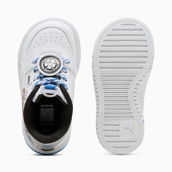Tenis PUMA x HOT WHEELS CA Pro para bebés, PUMA White-PUMA Team Royal, extralarge